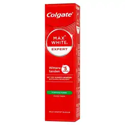Kruidvat Colgate Max White Expert Purifying Power Tandpasta aanbieding