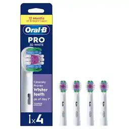 Kruidvat Oral-B Pro 3D White Opzetborstels aanbieding