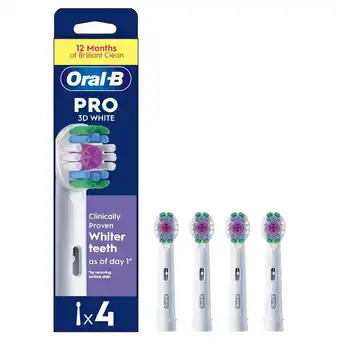 Kruidvat Oral-B Pro 3D White Opzetborstels aanbieding
