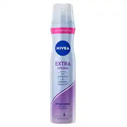 Kruidvat NIVEA Hold 4 Extra Strong Styling Spray aanbieding