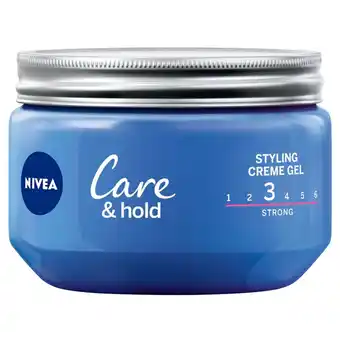 Kruidvat NIVEA Care & Hold Crème Hold 3 Haargel aanbieding