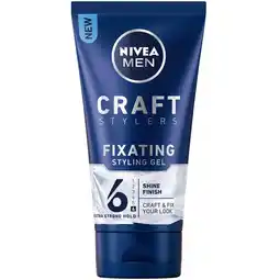 Kruidvat NIVEA Men Craft Stylers Fixating Styling Gel aanbieding