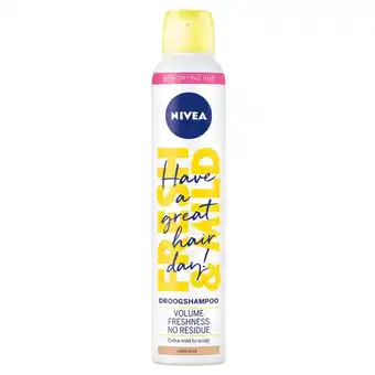 Kruidvat NIVEA Fresh Revive 3-in-1 Droogshampoo voor Licht Haar aanbieding