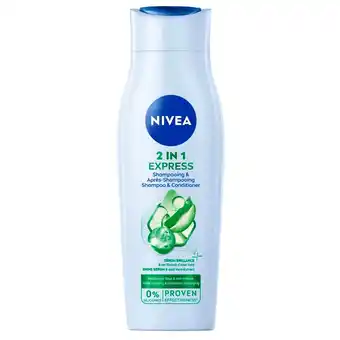Kruidvat NIVEA 2-In-1 Express Shampoo & Conditioner aanbieding