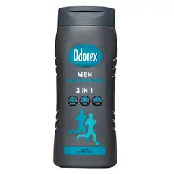 Kruidvat Odorex Men Clean Protection 3-in-1 Showergel aanbieding