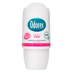 Kruidvat Odorex Sweet Rose Deodorant Roller aanbieding