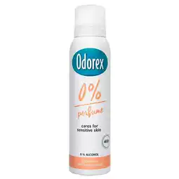 Kruidvat Odorex 0% Perfume Deodorant Spray aanbieding