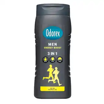Kruidvat Odorex Men Energy Boost 3-in-1 Showergel aanbieding