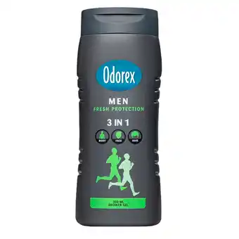 Kruidvat Odorex Men Fresh Protection 3-in-1 Showergel aanbieding