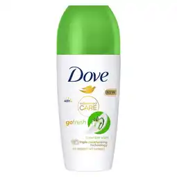 Kruidvat Dove Go Fresh Cucumber & Green Tea Antitranspirant Deodorant Roller aanbieding