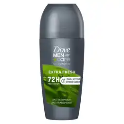 Kruidvat Dove Men+Care Extra Fresh Deodorant Roller aanbieding
