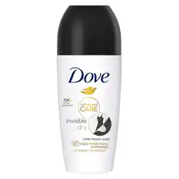 Kruidvat Dove Invisible Dry Antitranspirant Deodorant Roller aanbieding