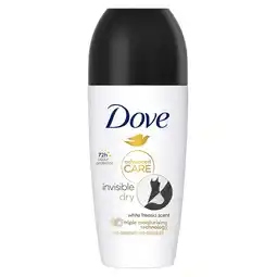 Kruidvat Dove Invisible Dry Antitranspirant Deodorant Roller aanbieding