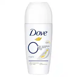 Kruidvat Dove Original 0% Aluminiumzouten Deodorant Roller aanbieding