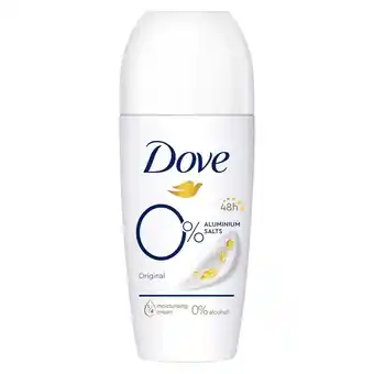 Kruidvat Dove Original 0% Aluminiumzouten Deodorant Roller aanbieding
