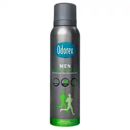 Kruidvat Odorex Men Fresh Protection Deodorant Spray aanbieding
