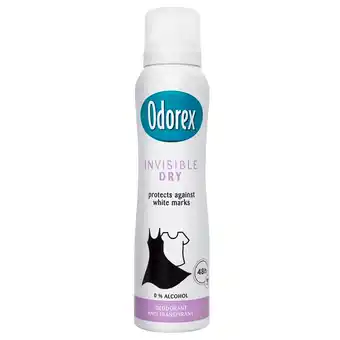 Kruidvat Odorex Invisible Dry Deodorant Antitranspirant Spray aanbieding