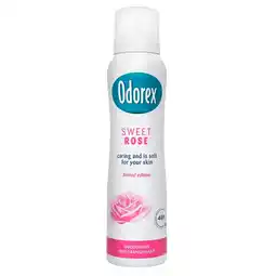 Kruidvat Odorex Sweet Rose Deodorant Spray aanbieding