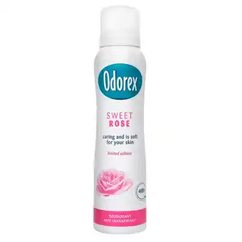 Kruidvat Odorex Sweet Rose Deodorant Spray aanbieding