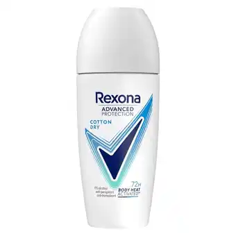 Kruidvat Rexona Advanced Protection Cotton Dry Antitranspirant Roller aanbieding