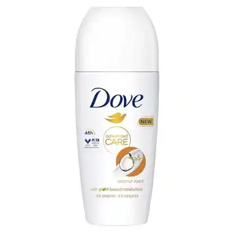 Kruidvat Dove Go Fresh Deoroller Coconut & Jasmin Anti- Transpirant Deodorant Roller aanbieding