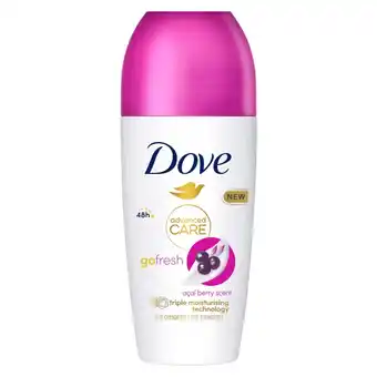 Kruidvat Dove Go Fresh Açaí Berry & Waterlily Antitranspirant Roller aanbieding