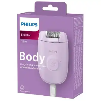 Kruidvat Philips 2000 Series BRE238/00 Body Epilator aanbieding