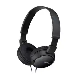 Amazon Sony MDR-ZX110 Opvouwbare Koptelefoon, met Uitstekend Geluid met 30 mm Driver, Zwart aanbieding