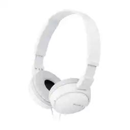 Amazon Sony Mdr-Zx110/Wc(Ae) Opvouwbare Instapkoptelefoon Met Uitstekend Geluid (30 Mm Driver), Wit aanbieding