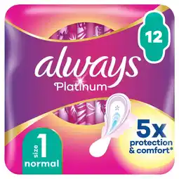 Kruidvat Always Platinum Normal Maandverband aanbieding