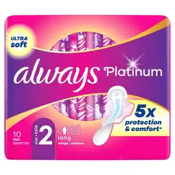 Kruidvat Always Platinum Long Maandverband aanbieding