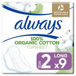 Kruidvat Always Cotton Protection Long Plus Maandverband aanbieding