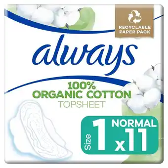 Kruidvat Always Cotton Protection Normal Plus Maandverband aanbieding