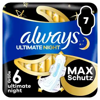 Kruidvat Always Ultimate Night Maandverband aanbieding