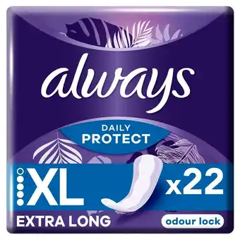 Kruidvat Always Dailies Extra Long Inlegkruisjes aanbieding