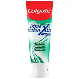 Kruidvat Colgate Triple Action Xtra Fresh Tandpasta aanbieding