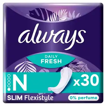 Kruidvat Always Dailies Fresh Slim Flexistyle Inlegkruisjes aanbieding
