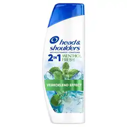 Kruidvat Head & Shoulders Menthol Fresh 2-in-1 Antiroosshampoo aanbieding