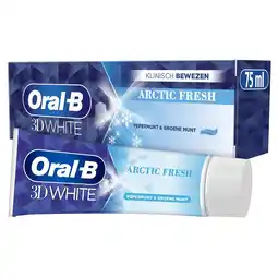 Kruidvat Oral-B 3D White Arctic Fresh Tandpasta aanbieding