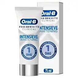 Kruidvat Oral-B Pro 3D White Clinical Intensieve Whitening Tandpasta aanbieding