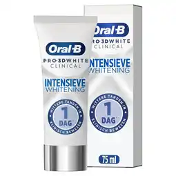 Kruidvat Oral-B Pro 3D White Clinical Intensieve Whitening Tandpasta aanbieding