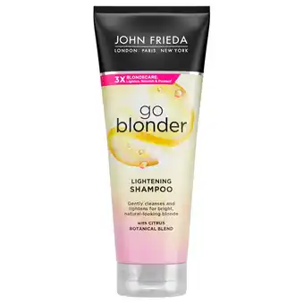 Kruidvat John Frieda Sheer Blonde Go Blonder Lightening Shampoo aanbieding