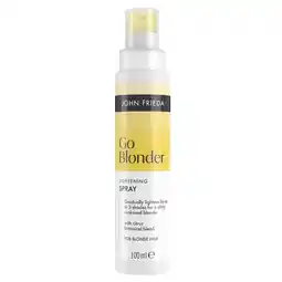 Kruidvat John Frieda Sheer Blonde Go Blonder Controlled Lightening Hairspray aanbieding