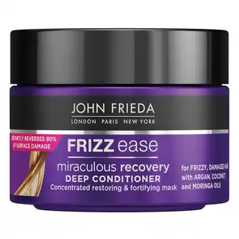 Kruidvat John Frieda Frizz Ease Miraculous Recovery Deep Conditioner aanbieding