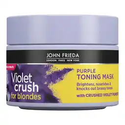 Kruidvat John Frieda Violet Crush For Blondes Purple Toning Masker aanbieding