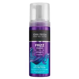 Kruidvat John Frieda Frizz-Ease Air-Dry Waves Styling Mousse aanbieding