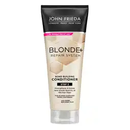 Kruidvat John Frieda Blonde+ Repair System Bond Building Conditioner aanbieding
