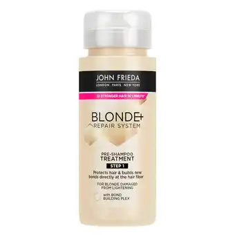 Kruidvat John Frieda Blonde+ Repair System Pre-Shampoo Treatment aanbieding