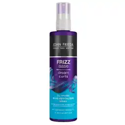 Kruidvat John Frieda Frizz Ease Dream Curls Wave-Revitalising Spray aanbieding