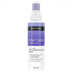 Kruidvat John Frieda Frizz Ease Dream Curls Wave-Revitalising Spray aanbieding